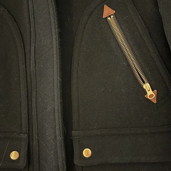 NWT J.Crew Italian Stadium Cloth coat - Picture 2 of 7